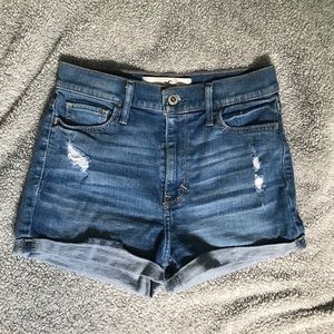 Hollister Denim High Waisted Shorts